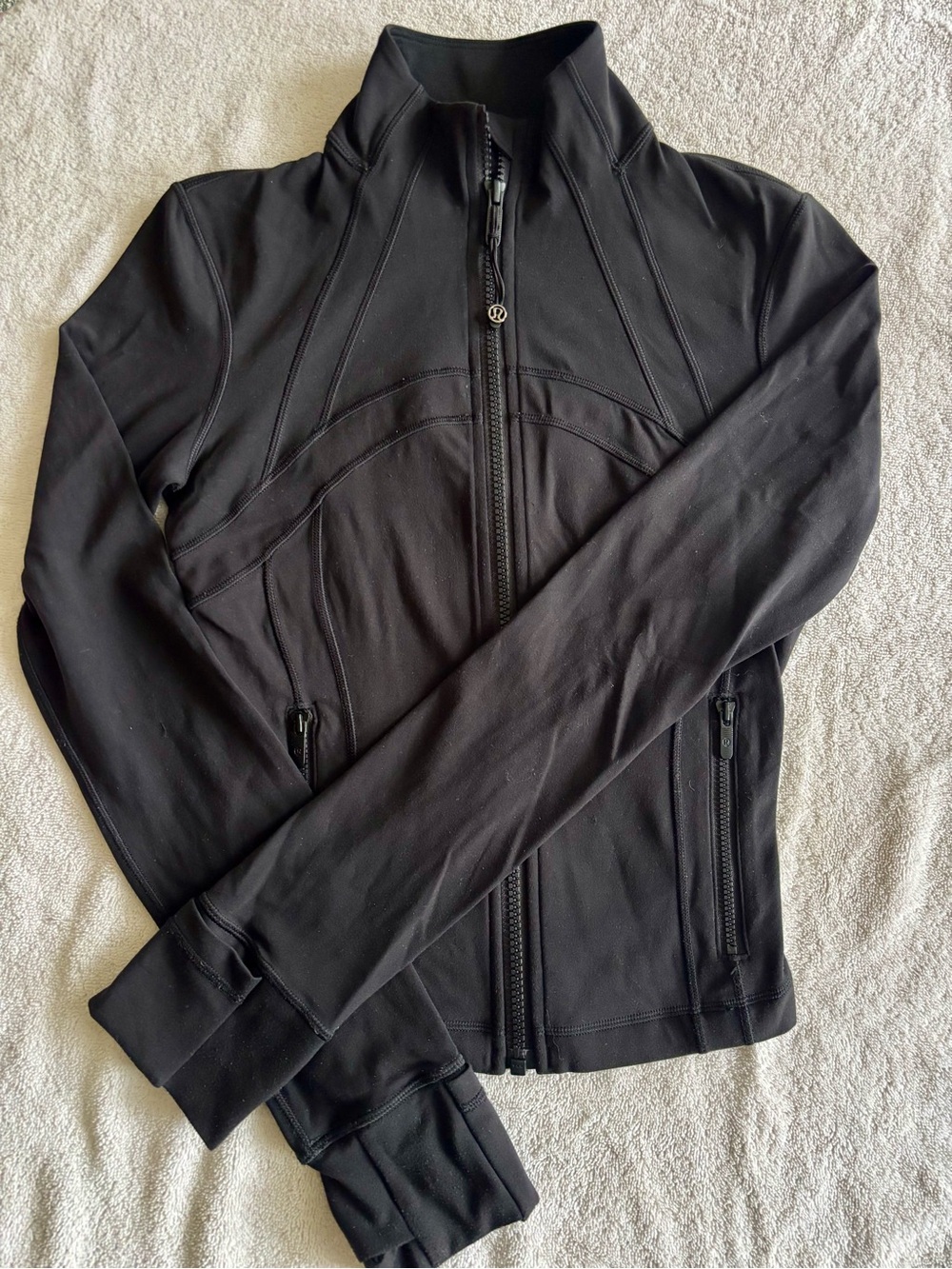 Lululemon Define Cropped Jacket Nulu Black Size 2
